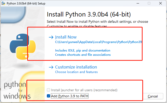 Python安装页面